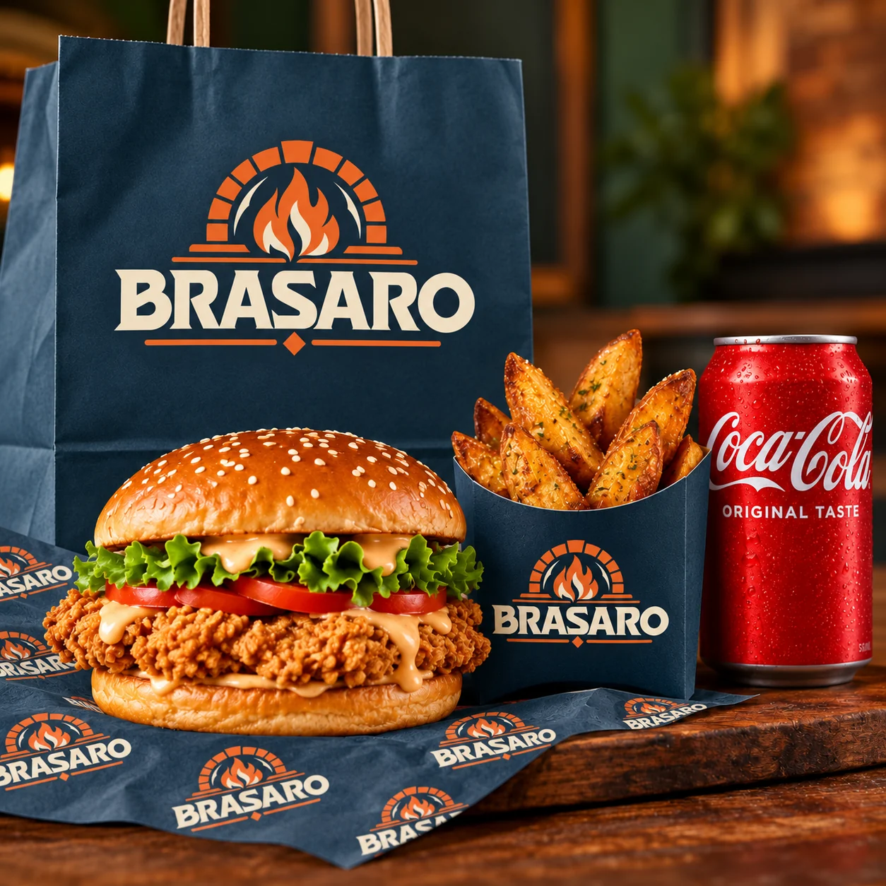 Brasaro Frango Crocante da Casa