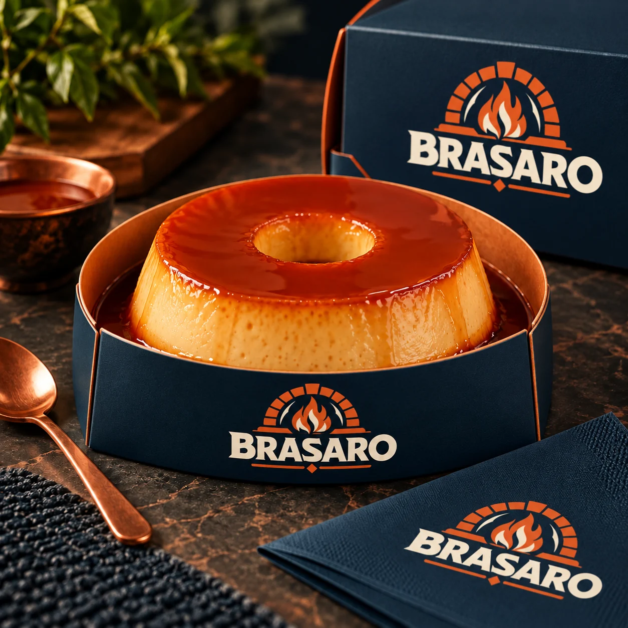 Brasaro Pudim de Caramelo 500 g