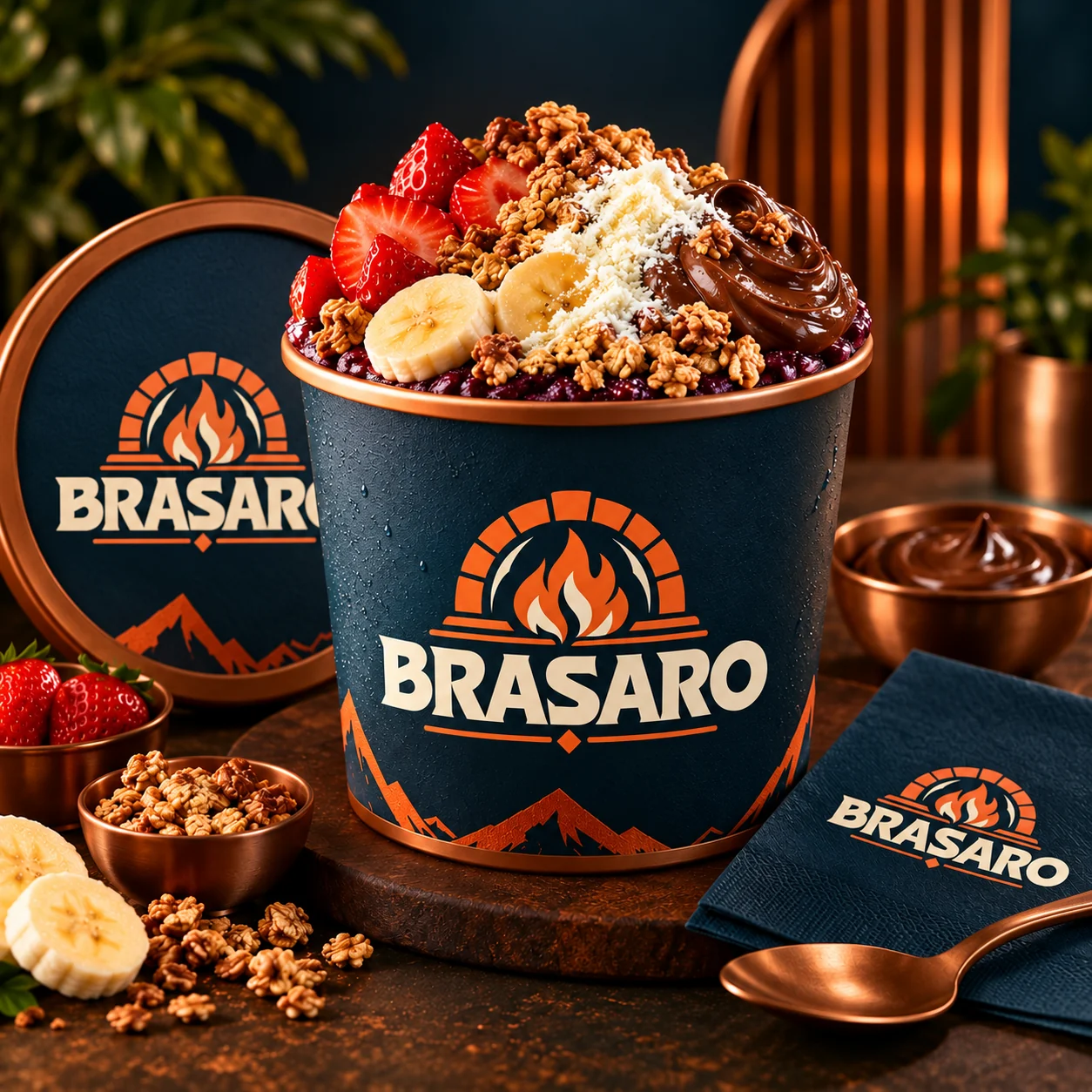Brasaro Açaí Família 1 L