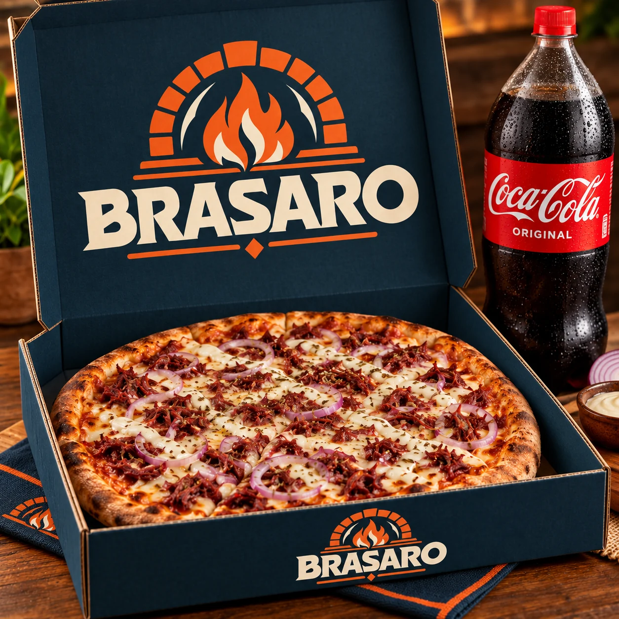 Pizza Carne de Sol Cremosa